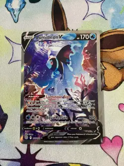 Lumineon V (Alternate Full Art) 156/172 Brilliant Stars Holo Pokemon Tcg - Image 1