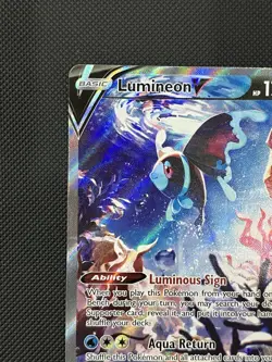 Pokemon TCG Brilliant Stars Lumineon v Alternate Art Card 156/172 NM Condition - Image 2