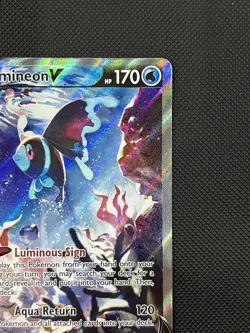 Pokemon TCG Brilliant Stars Lumineon v Alternate Art Card 156/172 NM Condition - Image 3