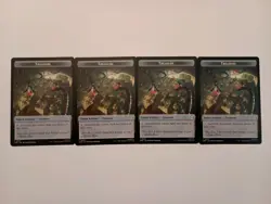 MTG Magic Marvel's Spider-Man Lot 4x Tokens Human Citizen / Treasure T0004/T0007 - Image 3