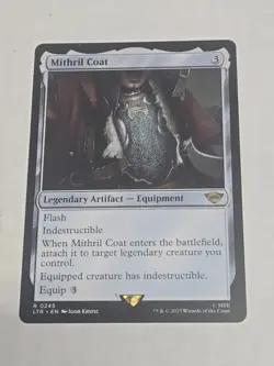 MTG Mithril Coat (245/479) The Lord of the Rings Tales of Middle-earth NM - Image 1