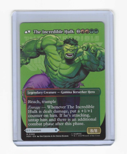 Magic The Gathering Marvel Super Heroes Bruce Banner/Incredible Hulk Boarderless - Image 1