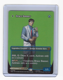 Magic The Gathering Marvel Super Heroes Bruce Banner/Incredible Hulk Boarderless - Image 2