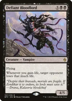 Defiant Bloodlord [BFZ - 107]Lightly Played - Image 1