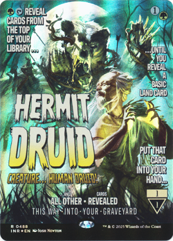 MTG Hermit Druid (Showcase) 0488 - Innistrad Remastered (INR) Foil NM - Image 1
