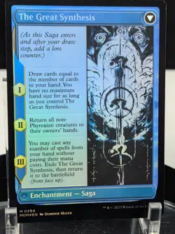 MTG Jin-Gitaxias SHOWCASE FOIL NM March of the Machine MOM #0294 Transforming - Image 3