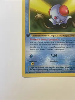 Pokemon TCG Fossil #56/62 Tentacool 1st Edition NM - Image 4