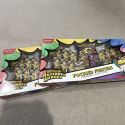 Pokemon TCG —Ascended Heroes Focused Fighters Premium, 2 Box’s - Image 1
