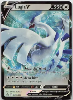 Lugia V SWSH301 Holo Promo Sword & Shield Promo Pokemon TCG LP - Image 1