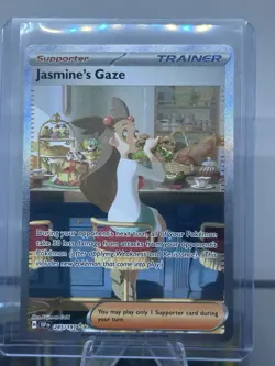Pokemon Company Jasmine's Gaze 245/191 Sv08 Surging Sparks SIR Holo Eng - Image 1