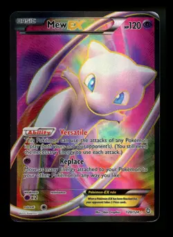 Mew EX 120/124 Dragons Exalted 2012 Full Art Holo Rare Pokemon Card TCG - Image 1