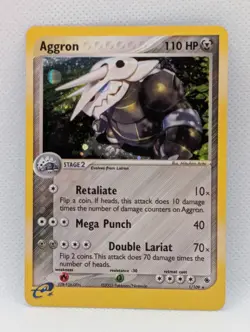 Pokemon TCG Aggron 1/109 - EX Ruby & Sapphire Holo Rare - Image 1