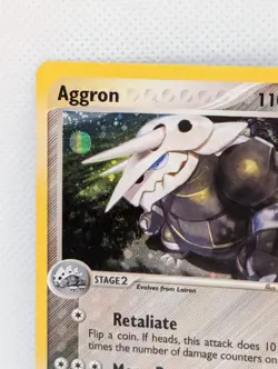 Pokemon TCG Aggron 1/109 - EX Ruby & Sapphire Holo Rare - Image 2