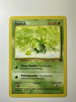 Pokemon Team Rocket Lot Dark Vileplume Dark Gloom Oddish LP Vintage WOTC - Image 3