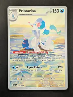 Primarina 088/084 Illustration Rare Pitch Black Pokemon NM - Image 1