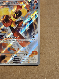 Armarouge 086/084 Illustration Rare IR Pitch Black Pokemon Near Mint - Image 5