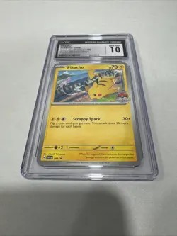 2024 Pokemon SVP EN-SV Black Star Promo World Championships #190 Pikachu CGC 10 - Image 1