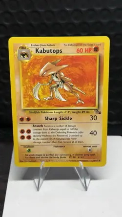 Played (LP) Kabutops - Non-Holo #24 Fossil Pokemon TCG - Image 1