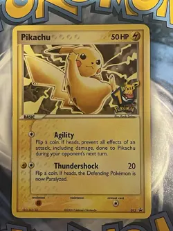 Pokemon Pikachu Stamped 10th Anniversary Journey Across America attendance gift - Image 1