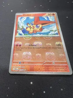 Victini (Master Ball Pattern) 012/086 2025 Rare Black Bolt Pokemon Holo - Image 4