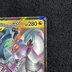 Pokemon TCG Arceus & Dialga & Palkia GX 156/236 Cosmic Eclipse Near Mint - Image 5