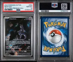 The Pokemon Company 2023 Pokemon TCG Mewtwo SVP Promo Holo PSA 10 EN #052 - Image 3