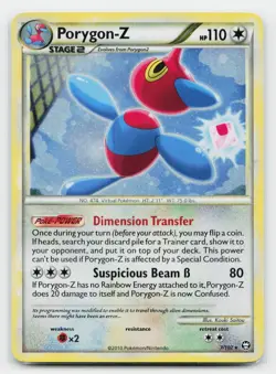 Porygon-Z Holo Rare Triumphant 7/102 Pokemon TCG - Image 1
