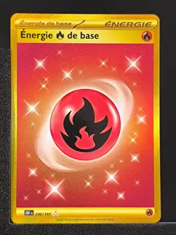 Carte Pokemon Energie Flamme 230/197 EV3 Flammes Obsidiennes OBF Ecarlate violet - Image 1