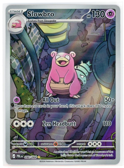 Slowbro 090/084 Illustration Rare Pitch Black Pokemon Holo Near Mint NM - Image 1