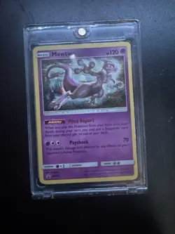 Pokemon Mewtwo SM214 Holo Promo - SM Set English Basic 120 HP Psychic - Image 1
