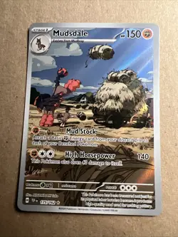 Pokemon TCG Mudsdale Temporal Forces 175/162 NM/Mint Condition - Image 1