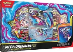 Pokemon Mega Greninja EX Premium Collection 8 packs promo New Sealed - Image 1