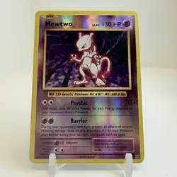 2016 Pokemon TCG XY Evolutions Mewtwo 51/108 Reverse Holo NM/LP - Image 1