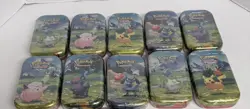 10x Pokemon TCG Mega Evolutions-Ascended Heros Mini Tin - Image 1