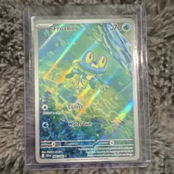Nintendo Froakie 088/086 Crown Zenith Full Art Holo Rare Pokemon TCG - Image 1