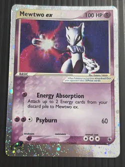2003 POKEMON EX RUBY & SAPPHIRE 101/109 MEWTWO EX-HOLO - Image 1