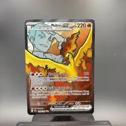 Pokemon TCG Team Rockets Moltres EX Full Art #208/182 Destined Rivals NM - Image 2