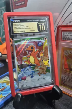 CGC 10 PRISTINE ⭐ #038 Charmander First Partner Illustration Pokemon Promo PSA - Image 1