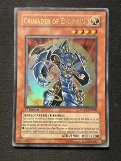 Crusader of Endymion - SOVR-EN030 - Ultra Rare NM/M 1st Ed Yugioh - Image 1