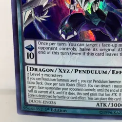 Dark Anthelion Dragon - DUOV-EN036 - Ultra Rare - 1st Edition - NM Yugioh TCG - Image 5