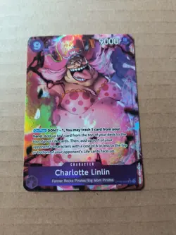 Charlotte Linlin Alt Art Parallel OP08-069 Two Legends Foil One Piece CCG - Image 1