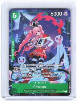 2026 Perona #OP14-033 The Azure Sea's Seven—Super Rare Foil (Alt Art) [LP] - Image 1