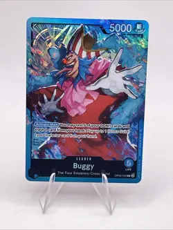 Buggy OP09-042 Leader ST25 Foil Holo One Piece TCG - Image 1