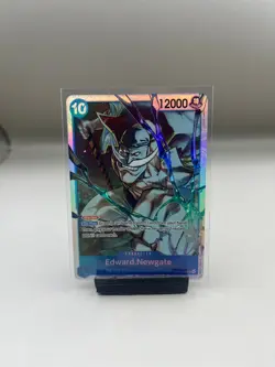 Edward.Newgate OP13-042 SR ONE PIECE Tcg Game NM Blue - Image 1