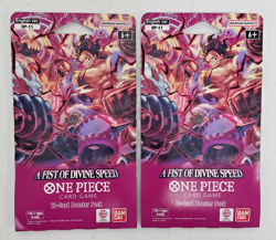 One Piece OP-11 A Fist of Divine Speed Sleeved Booster Packs Eng. New Lot of 2 - Image 1