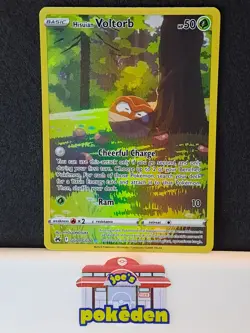 Pokemon TCG Hisuian Voltorb Gg01/Gg70 Crown Zenith: Galarian Gallery Holo NM/MT - Image 1