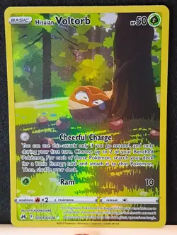 Pokemon TCG Hisuian Voltorb Gg01/Gg70 Crown Zenith: Galarian Gallery Holo NM/MT - Image 2