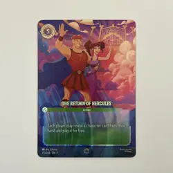 Disney Lorcana The Return of Hercules 215/204 Archazia's Island Enchanted - NM - Image 1