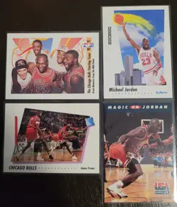 1991-92 Skybox Michael Jordan 4 card Lot - Image 1