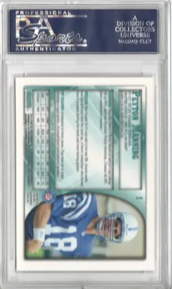 Peyton Manning COLTS 1998 Bowman Chrome #1 Rookie Card Rc PSA 10 Gem Mint #090 - Image 2